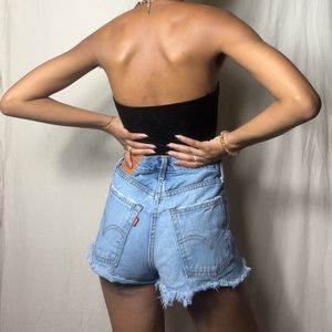 Light blue Levi shorts